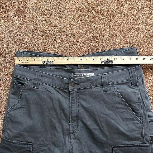 Carhartt Shorts Mens 36 Gray Relaxed Cargo Rugged Flex Canvas Workwear Set Of 2 - Picture 10 of 10